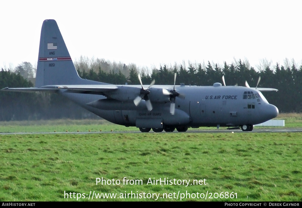 Aircraft Photo of 91-1651 / 11651 | Lockheed C-130H Hercules | USA - Air Force | AirHistory.net #206861