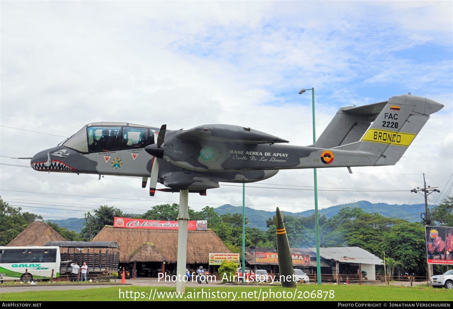 Aircraft Photo of FAC2220 | North American Rockwell OV-10A Bronco | Colombia - Air Force | AirHistory.net #206878