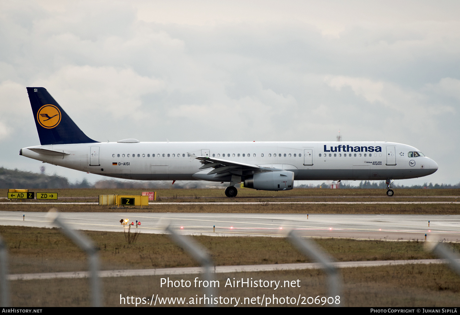 Aircraft Photo of D-AISI | Airbus A321-231 | Lufthansa | AirHistory.net #206908