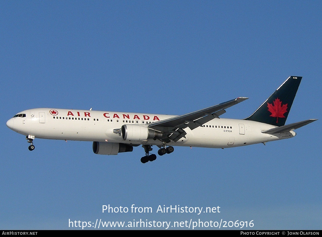 Aircraft Photo of C-FTCA | Boeing 767-375/ER | Air Canada | AirHistory.net #206916