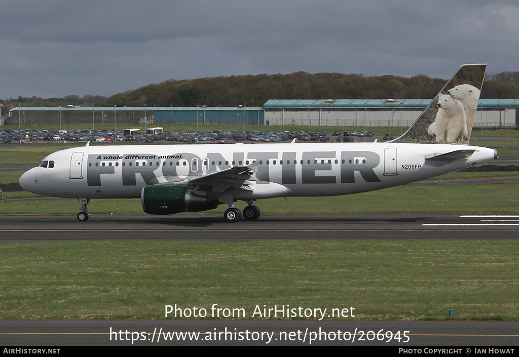 Aircraft Photo of N206FR | Airbus A320-214 | Frontier Airlines | AirHistory.net #206945