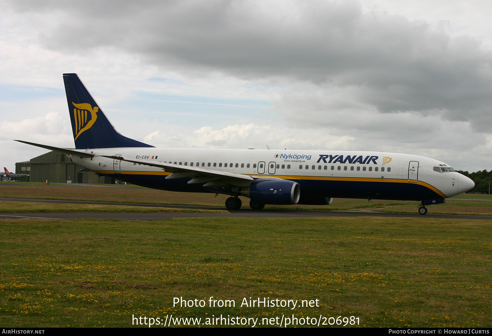 Aircraft Photo of EI-CSV | Boeing 737-8AS | Ryanair | AirHistory.net #206981