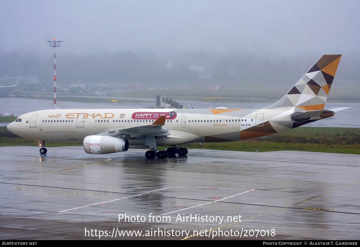 Aircraft Photo of A6-EYH | Airbus A330-243 | Etihad Airways | AirHistory.net #207018