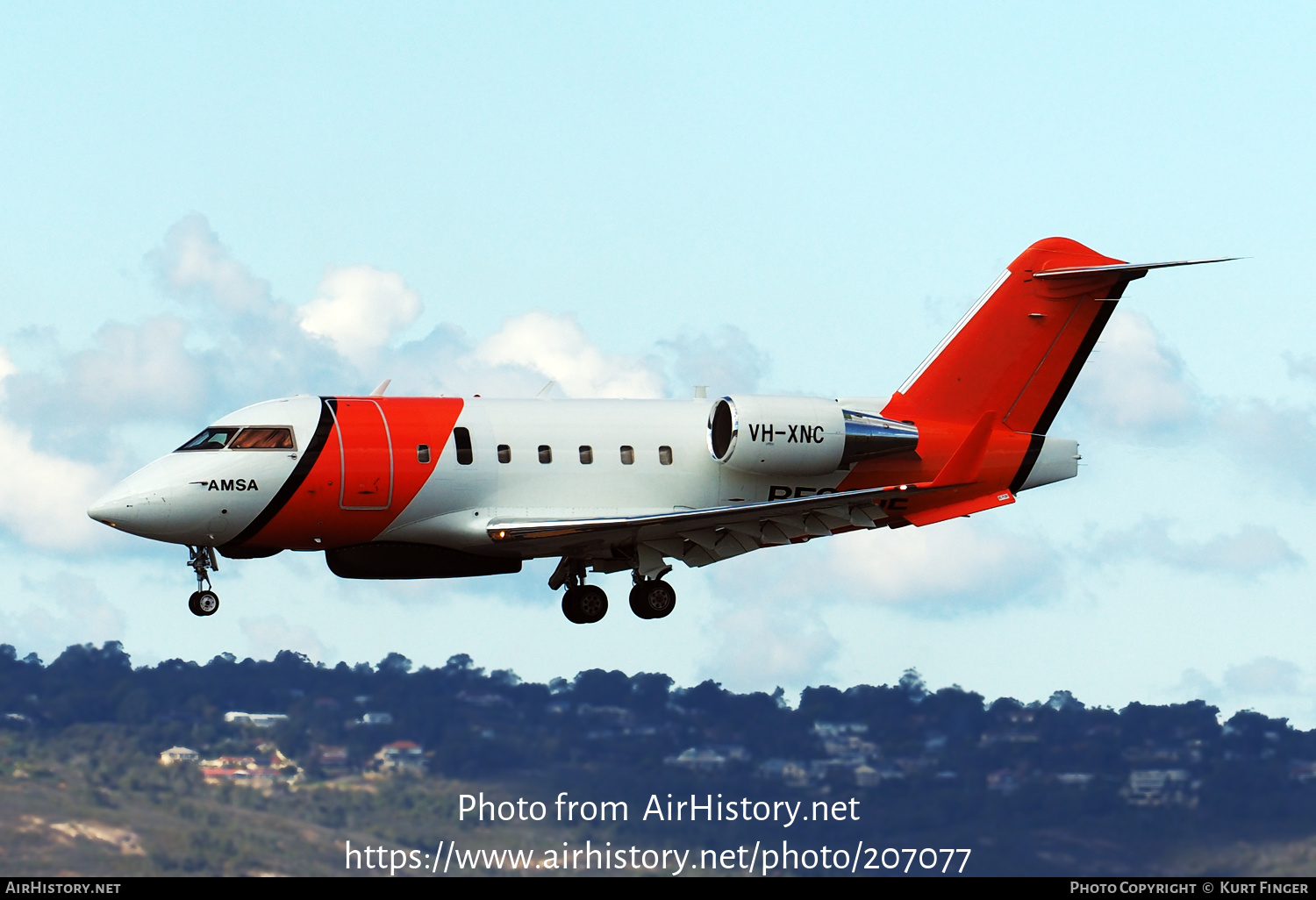 Aircraft Photo of VH-XNC | Bombardier Challenger 604 (CL-600-2B16) | AMSA - Australian Maritime Safety Authority | AirHistory.net #207077