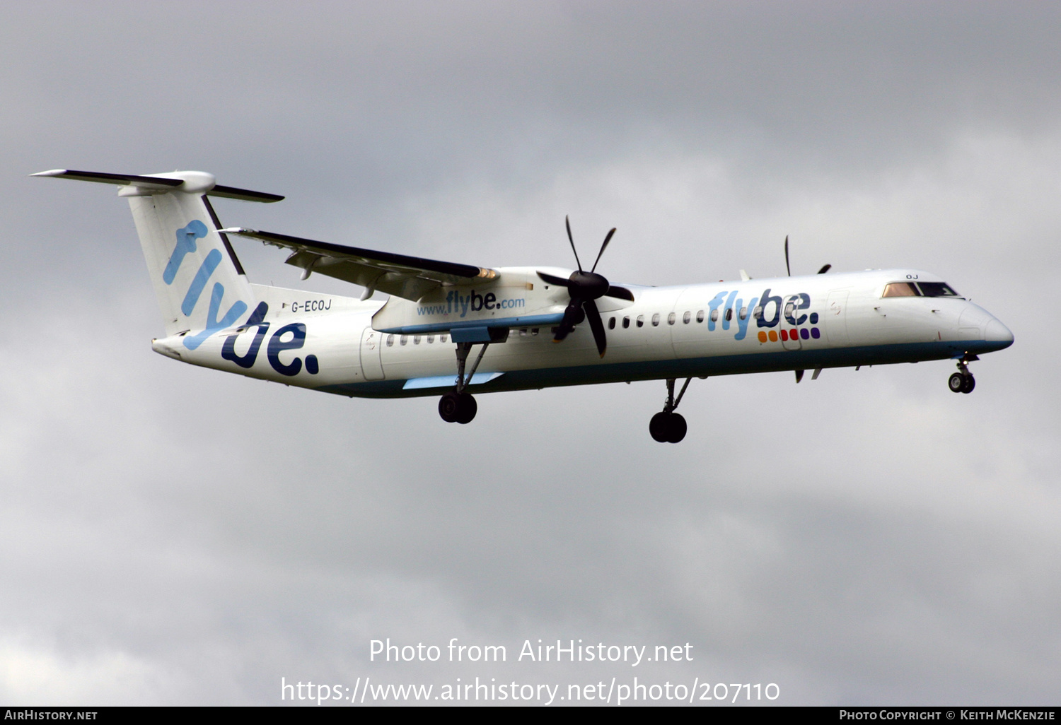 Aircraft Photo of G-ECOJ | Bombardier DHC-8-402 Dash 8 | Flybe | AirHistory.net #207110