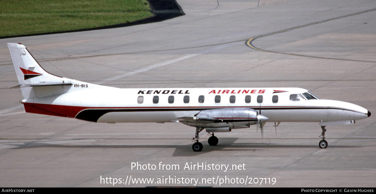 Aircraft Photo of VH-BIS | Swearingen SA-226TC Metro II | Kendell Airlines | AirHistory.net #207119