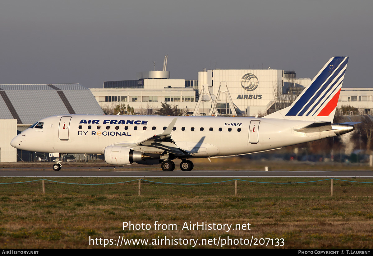 Aircraft Photo of F-HBXE | Embraer 170STD (ERJ-170-100STD) | Air France | AirHistory.net #207133