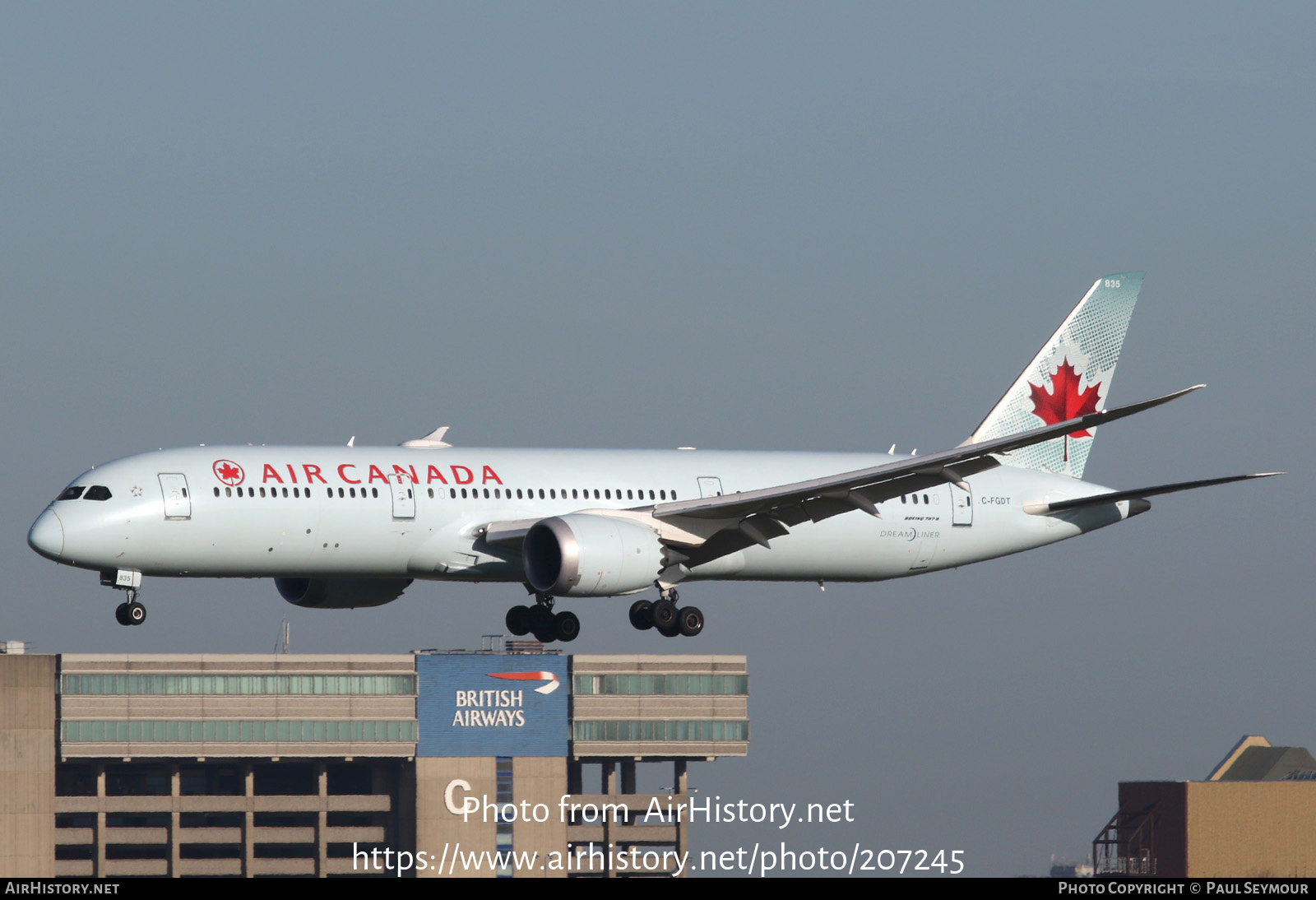 Aircraft Photo of C-FGDT | Boeing 787-9 Dreamliner | Air Canada | AirHistory.net #207245