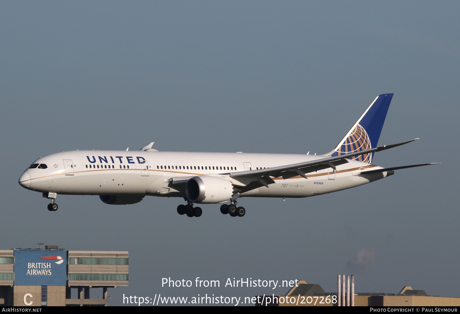 Aircraft Photo of N15969 | Boeing 787-9 Dreamliner | United Airlines | AirHistory.net #207268