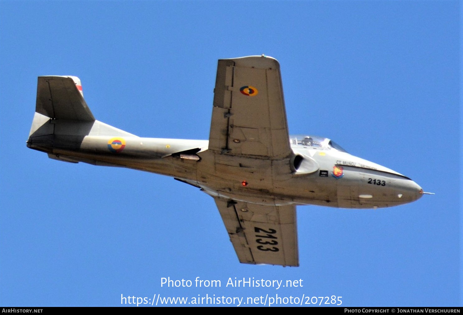 Aircraft Photo of FAC2133 | Cessna T-37B Tweety Bird | Colombia - Air Force | AirHistory.net #207285