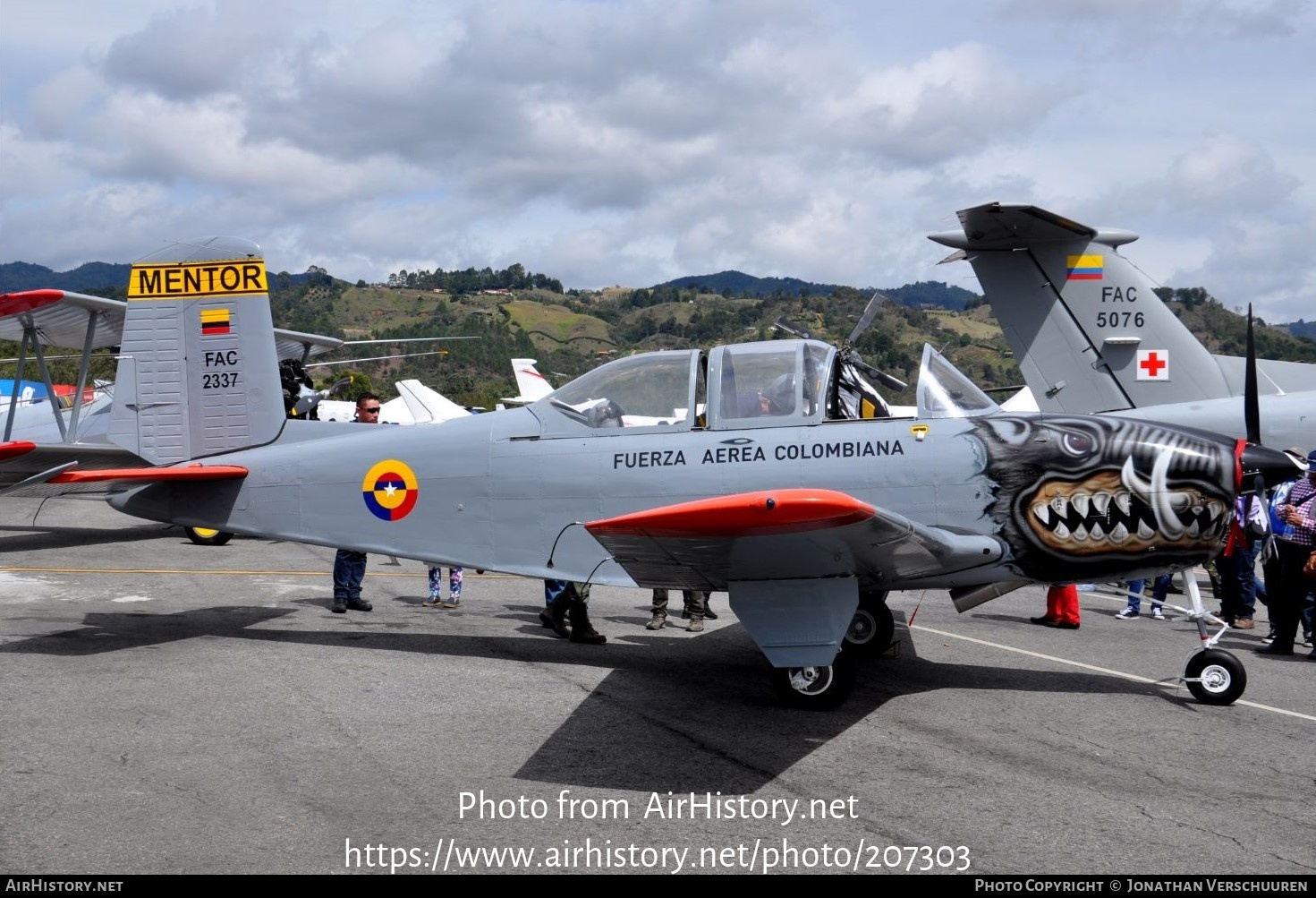 Aircraft Photo of FAC2337 | Beech T-34C Turbo Mentor | Colombia - Air Force | AirHistory.net #207303