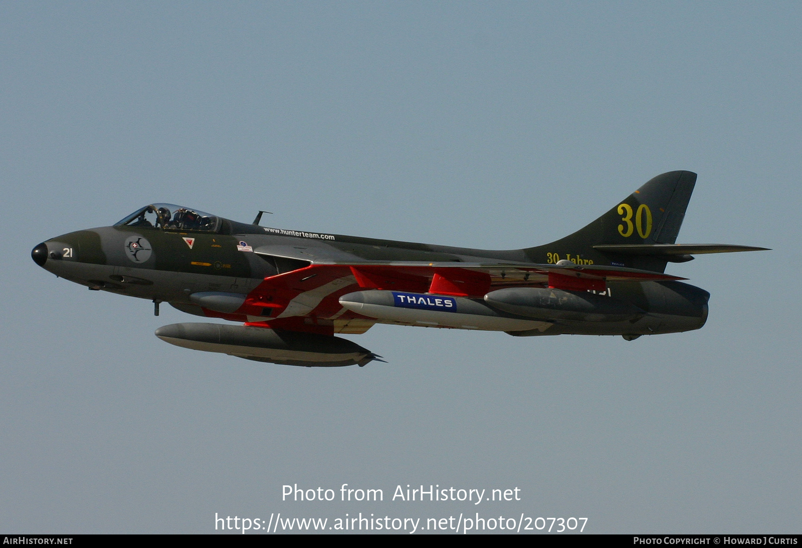 Aircraft Photo of G-HHAC / J-4021 | Hawker Hunter F58 | Switzerland - Air Force | AirHistory.net #207307