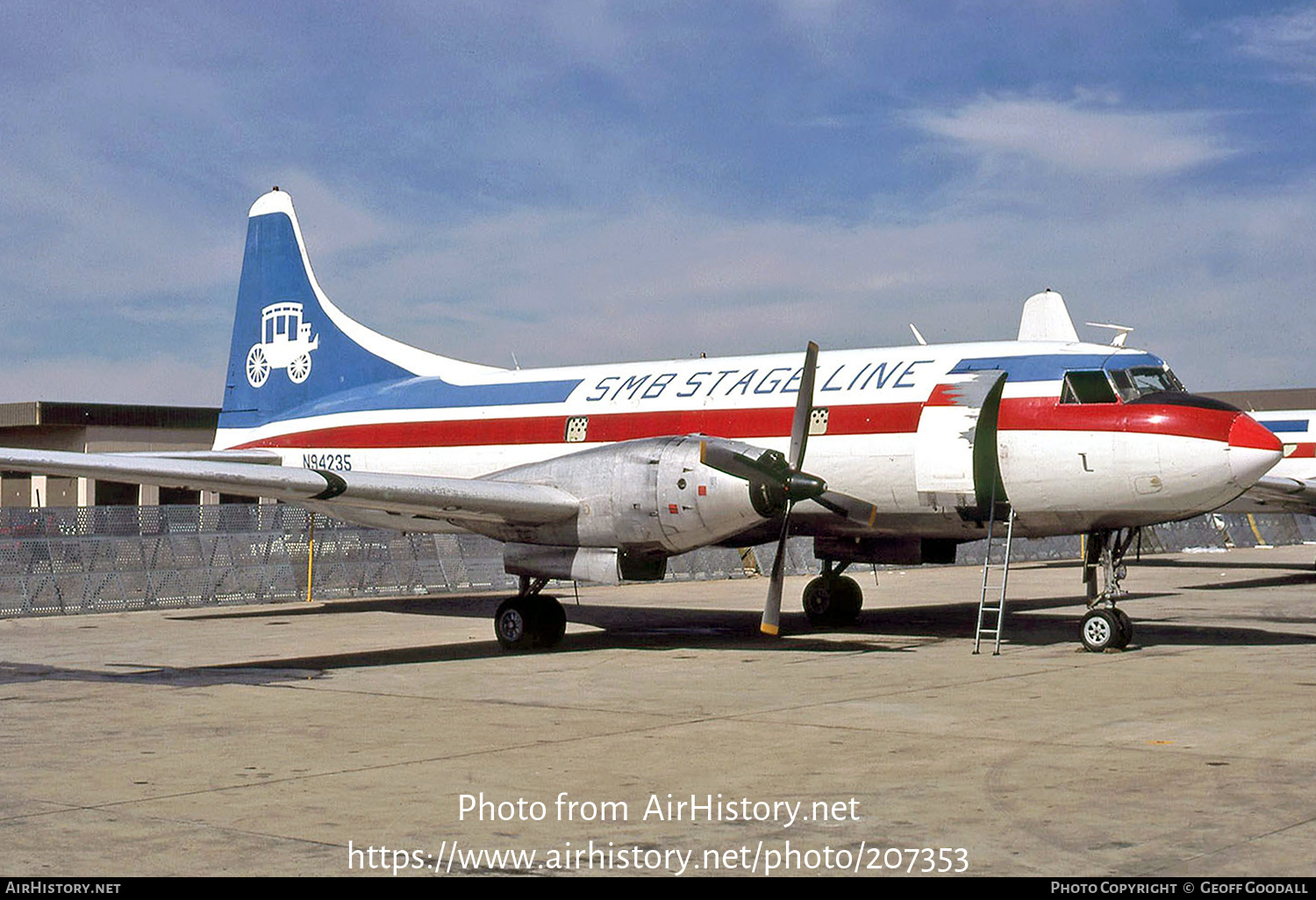 Aircraft Photo of N94235 | Convair 600/F | SMB Stage Line | AirHistory.net #207353