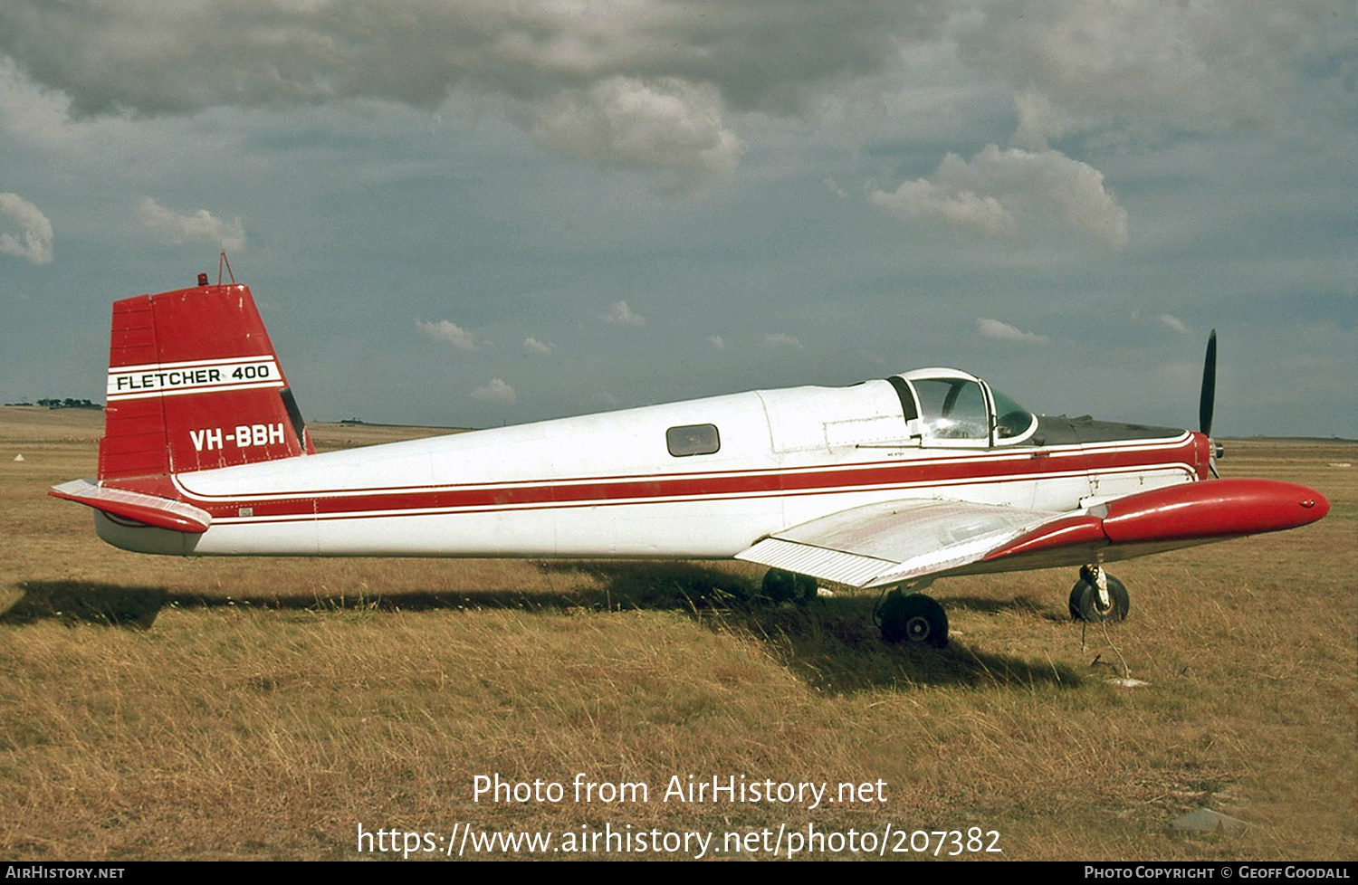 Aircraft Photo of VH-BBH | Fletcher FU-24A A4 | AirHistory.net #207382