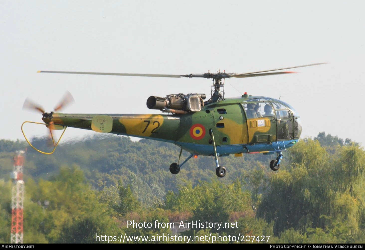 Aircraft Photo of 72 | IAR IAR-316B Alouette III | Romania - Air Force | AirHistory.net #207427