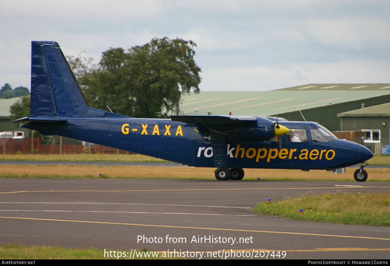 Aircraft Photo of G-XAXA | Britten-Norman BN-2A-26 Islander | Rockhopper | AirHistory.net #207449