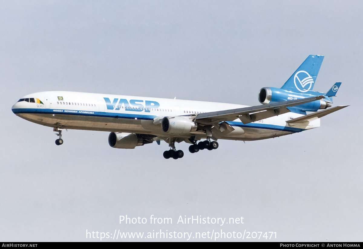 Aircraft Photo of PP-SFD | McDonnell Douglas MD-11 | VASP | AirHistory.net #207471