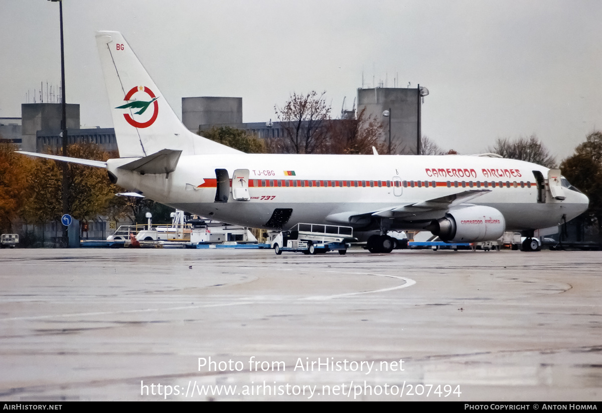 Aircraft Photo of TJ-CBG | Boeing 737-33A | Cameroon Airlines | AirHistory.net #207494