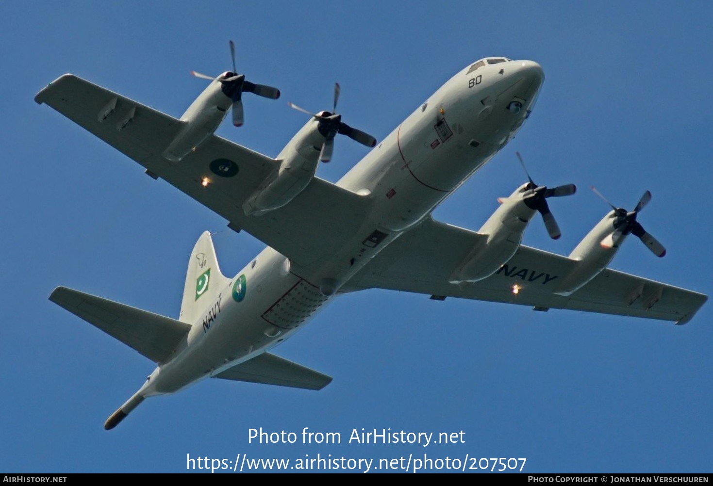 Aircraft Photo of 80 | Lockheed P-3C PUP Orion | Pakistan - Navy | AirHistory.net #207507