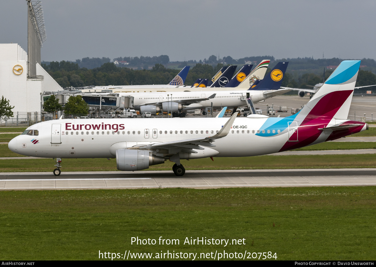 Aircraft Photo of OE-IQC | Airbus A320-214 | Eurowings | AirHistory.net #207584