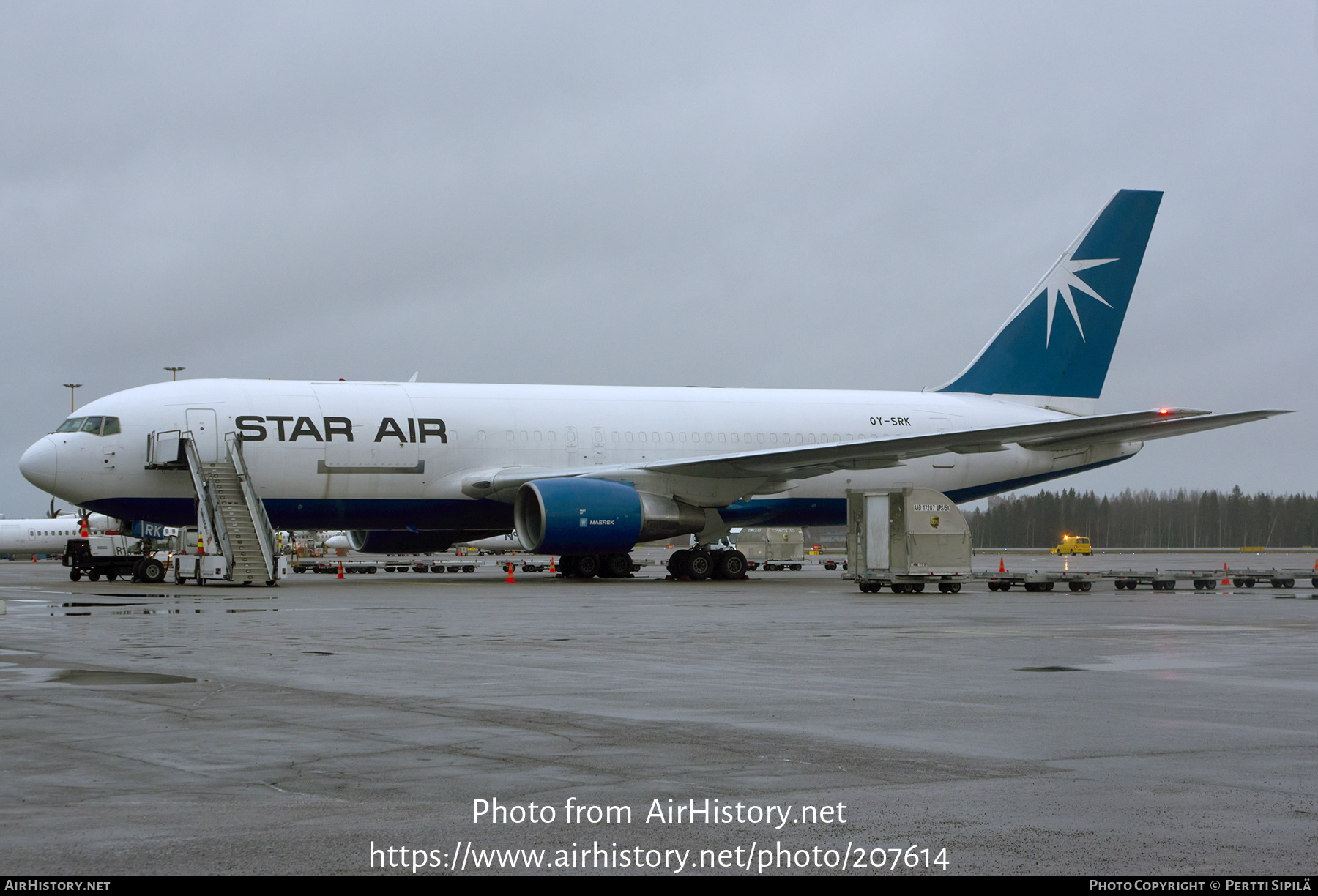 Aircraft Photo of OY-SRK | Boeing 767-204/ER(BDSF) | Star Air | AirHistory.net #207614