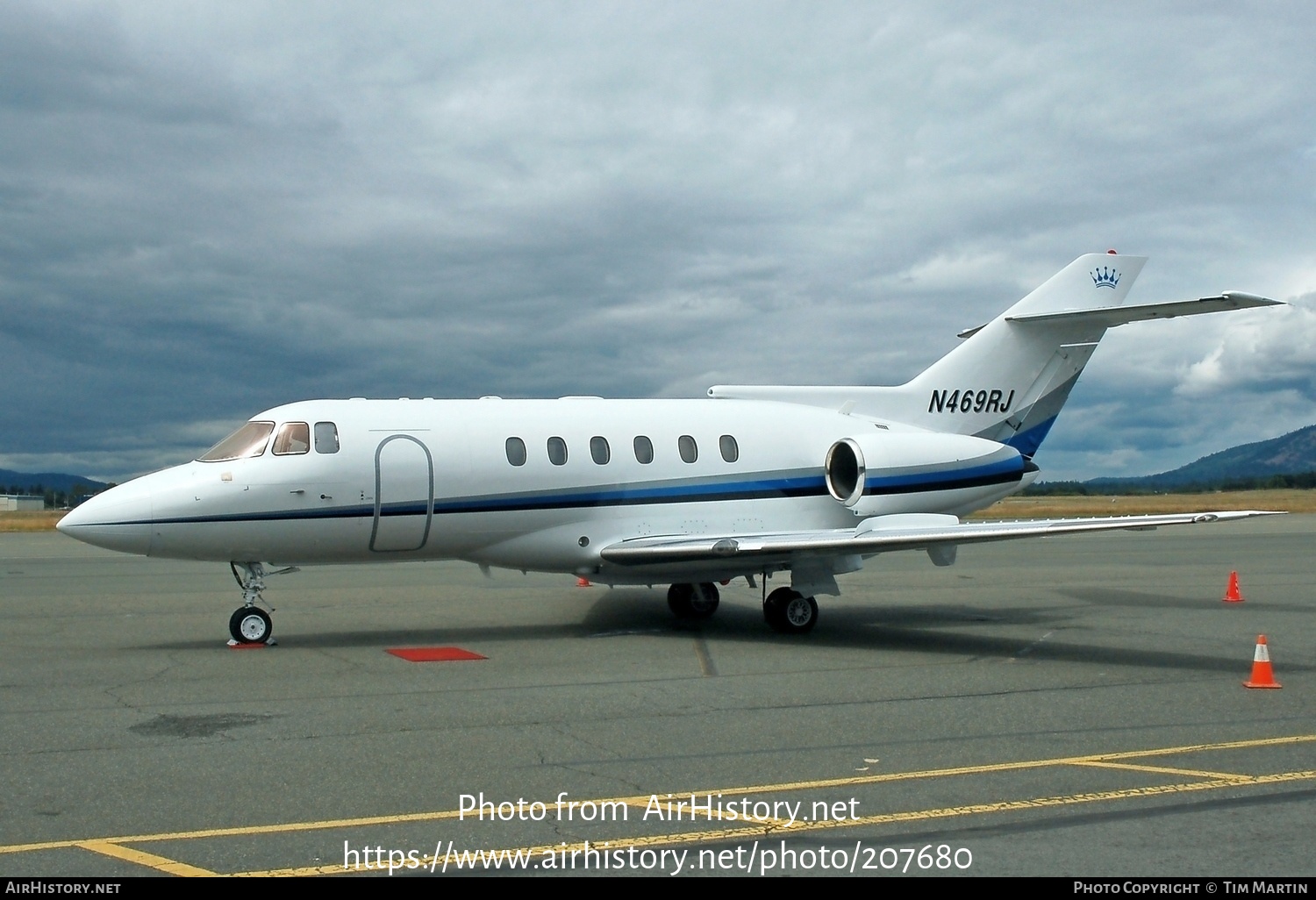 Aircraft Photo of N469RJ | British Aerospace BAe-125-800A | AirHistory.net #207680