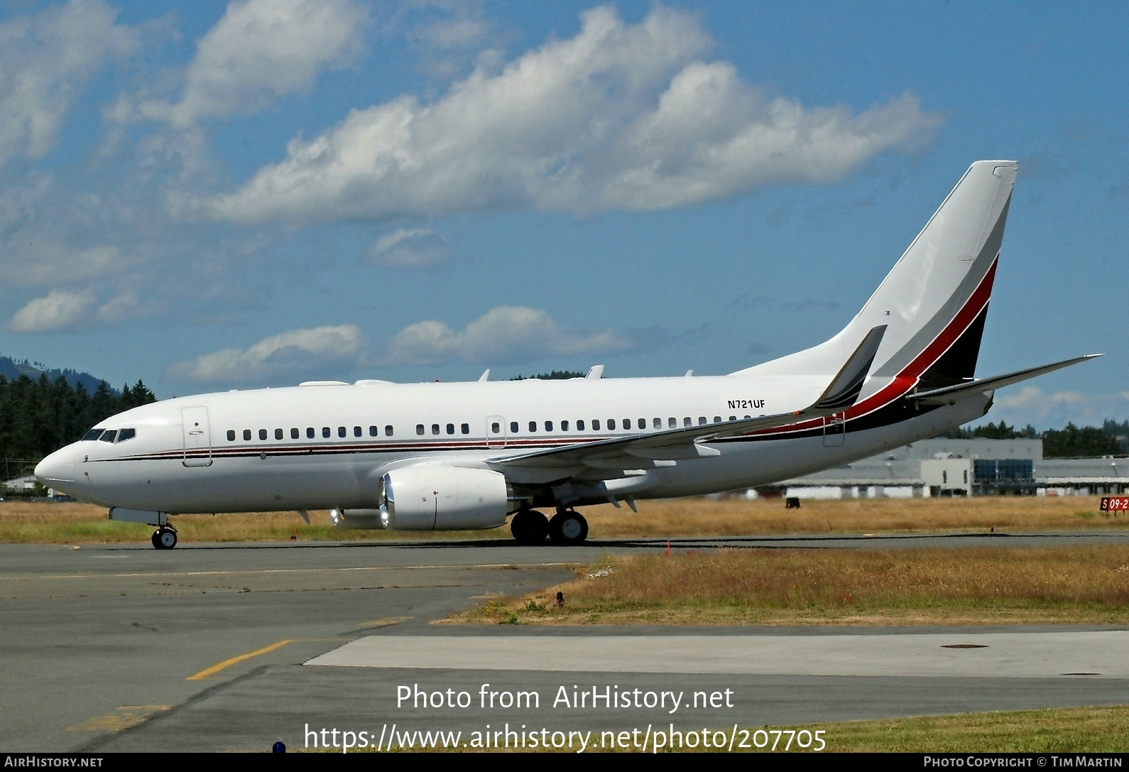 Aircraft Photo of N721UF | Boeing 737-7BC BBJ | AirHistory.net #207705