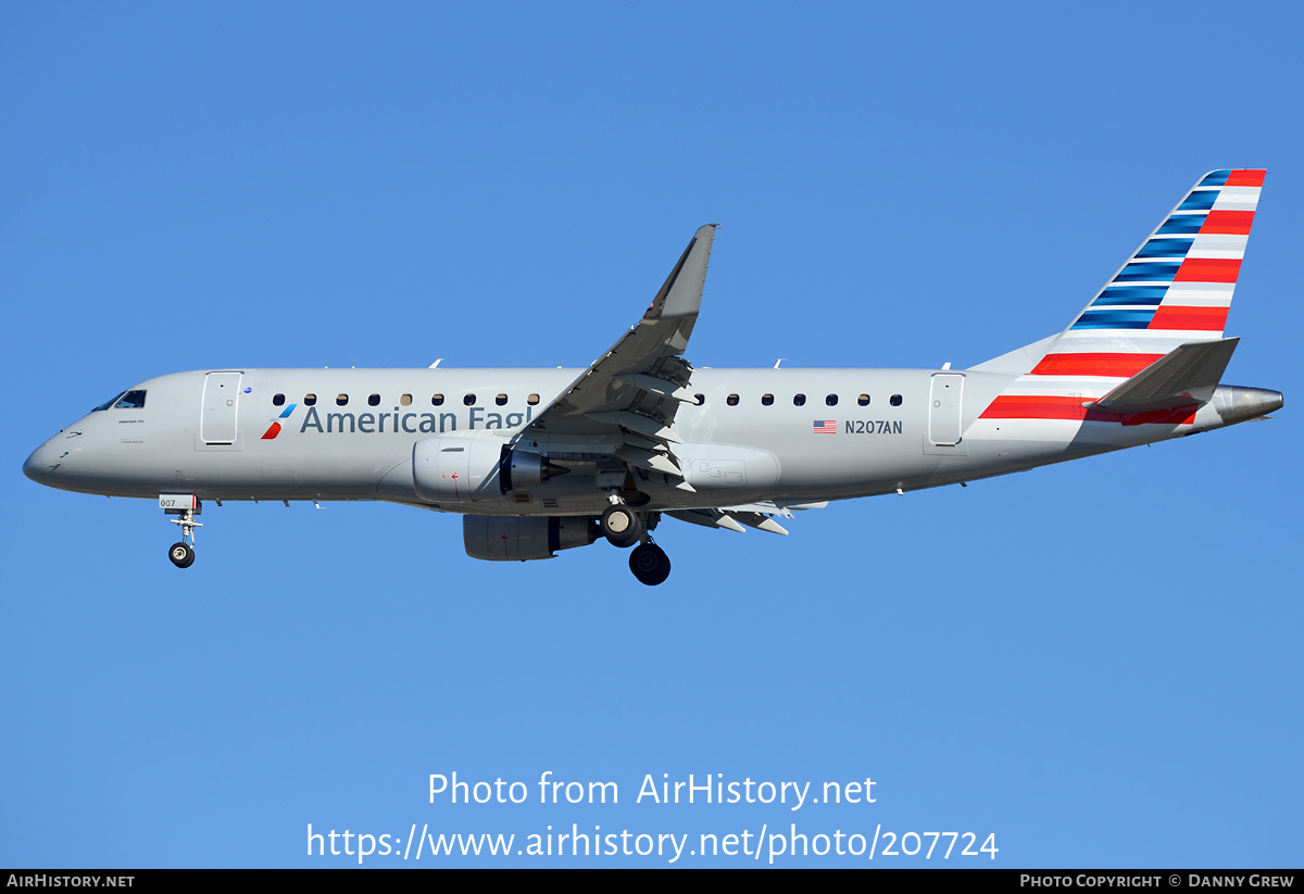 Aircraft Photo of N207AN | Embraer 175LR (ERJ-170-200LR) | American Eagle | AirHistory.net #207724