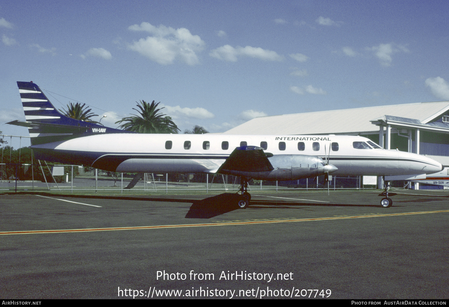 Aircraft Photo of VH-IAW | Fairchild SA-227AC Metro III | International Aviation | AirHistory.net #207749