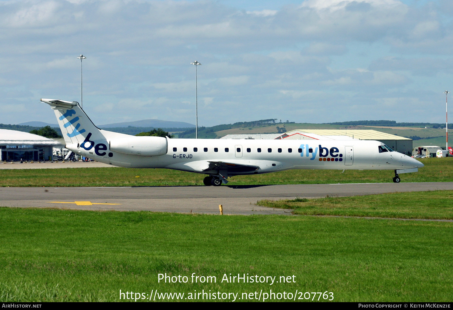 Aircraft Photo of G-ERJD | Embraer ERJ-145EP (EMB-145EP) | Flybe | AirHistory.net #207763