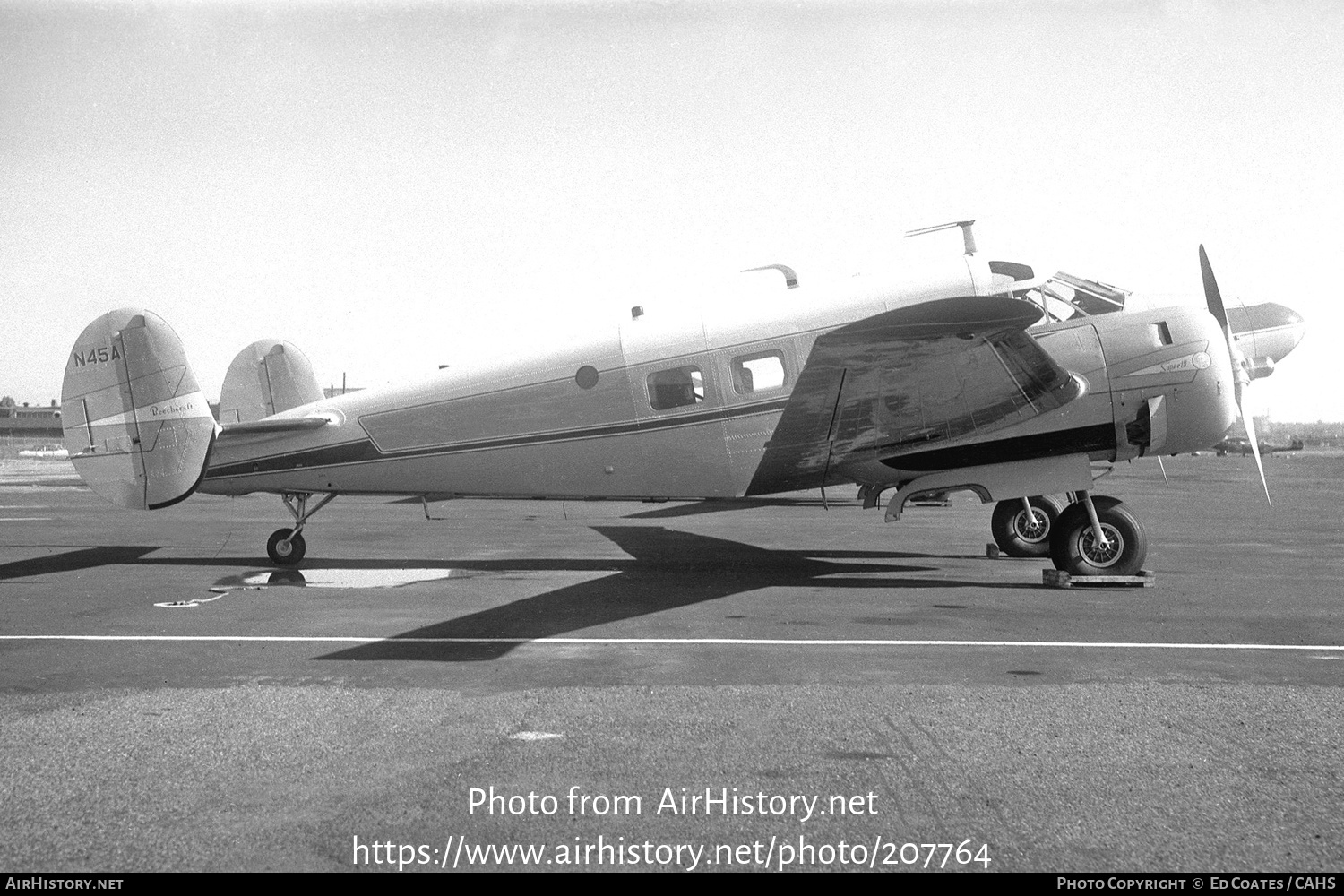 Aircraft Photo of N45A | Beech E18S-9700 | AirHistory.net #207764