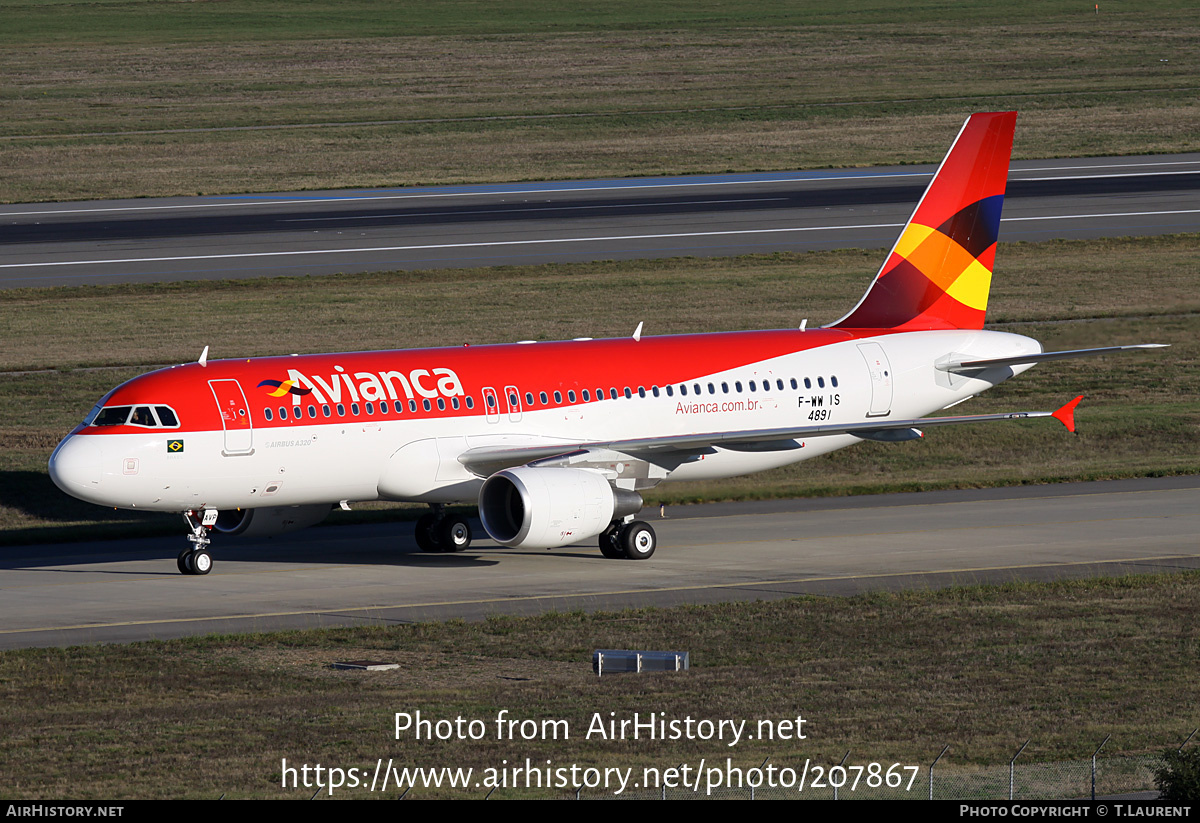 Aircraft Photo of F-WWIS | Airbus A320-232 | Avianca | AirHistory.net #207867