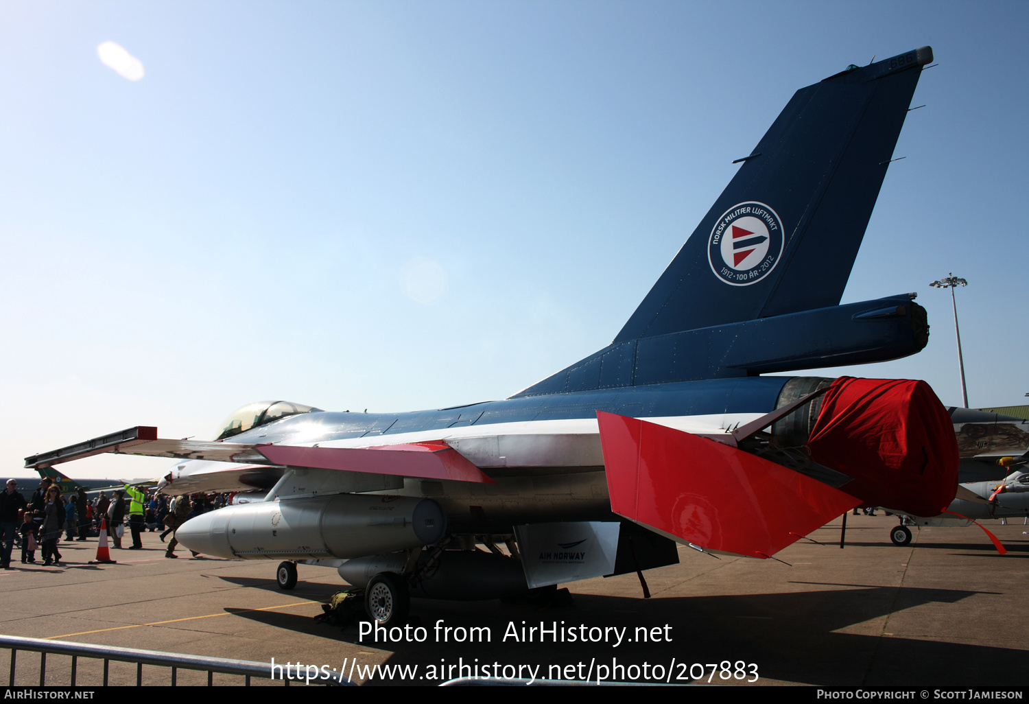 Aircraft Photo of 686 | Lockheed F-16AM Fighting Falcon | Norway - Air Force | AirHistory.net #207883