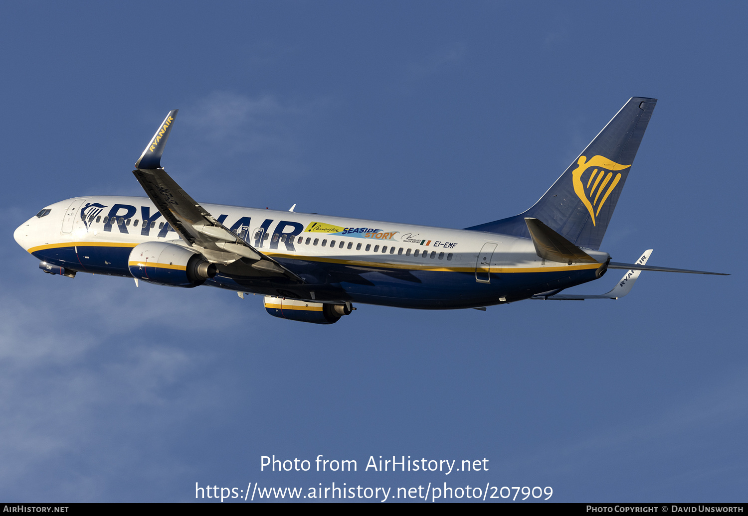 Aircraft Photo of EI-EMF | Boeing 737-8AS | Ryanair | AirHistory.net #207909