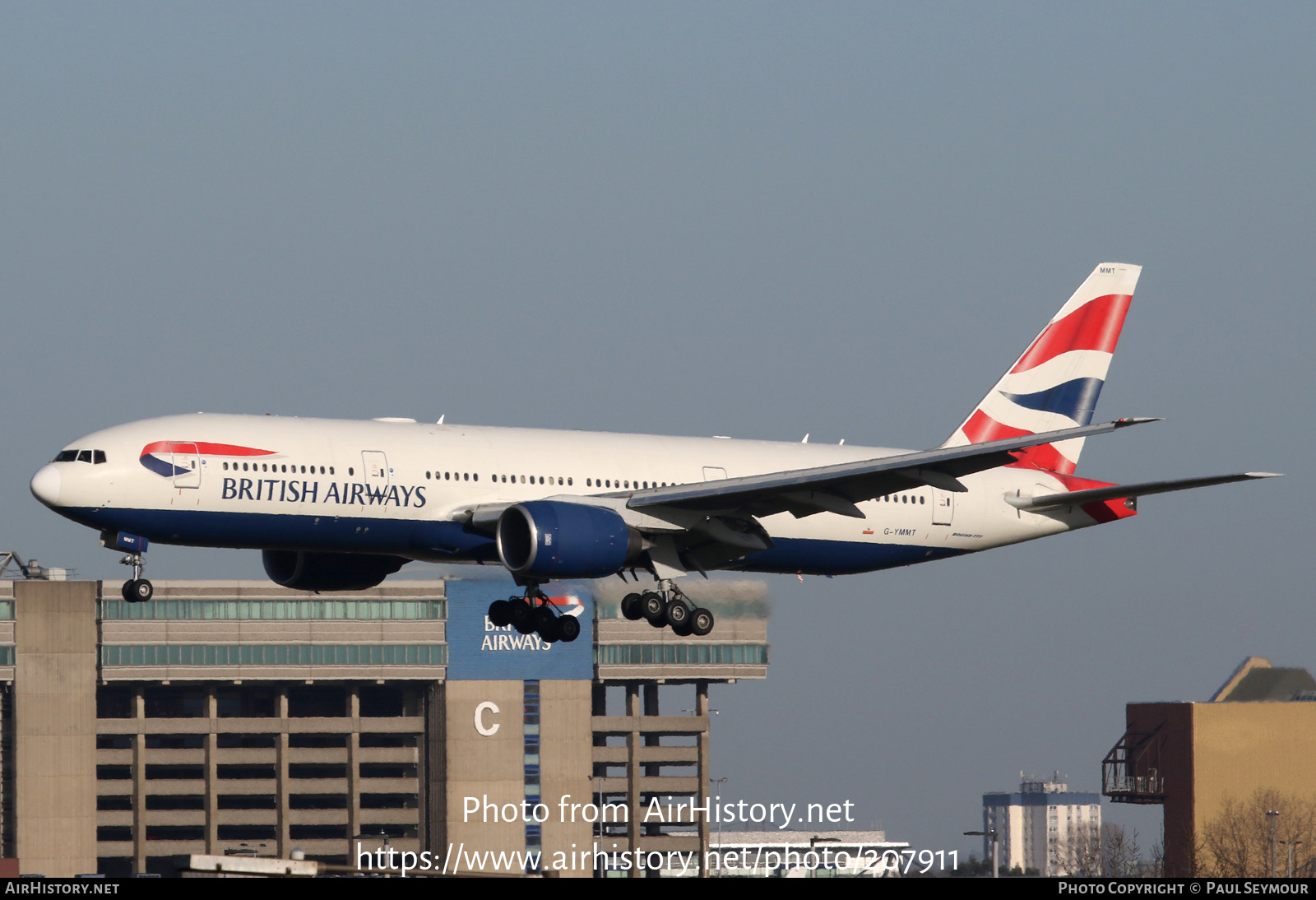 Aircraft Photo of G-YMMT | Boeing 777-236/ER | British Airways | AirHistory.net #207911