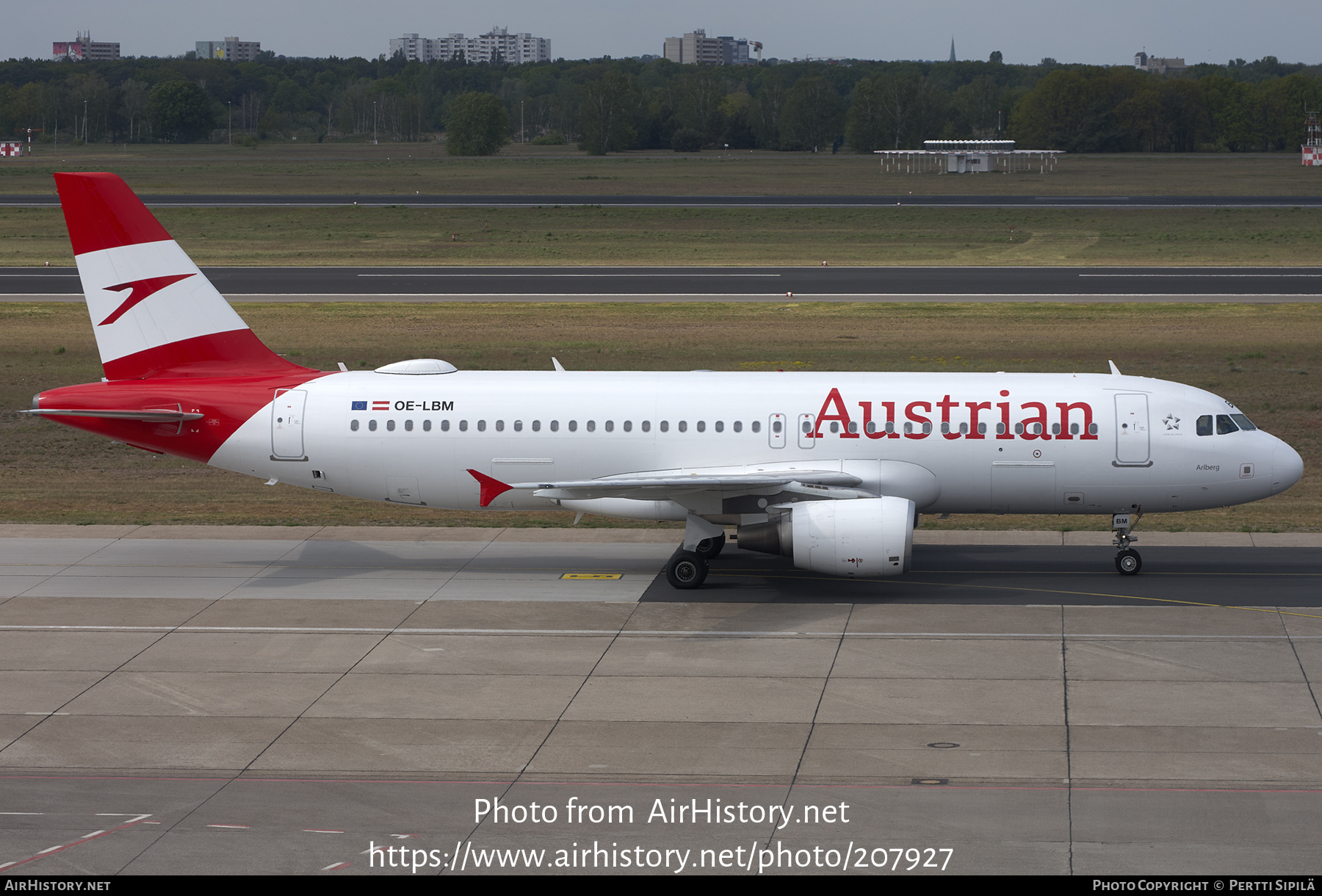 Aircraft Photo of OE-LBM | Airbus A320-214 | Austrian Airlines | AirHistory.net #207927