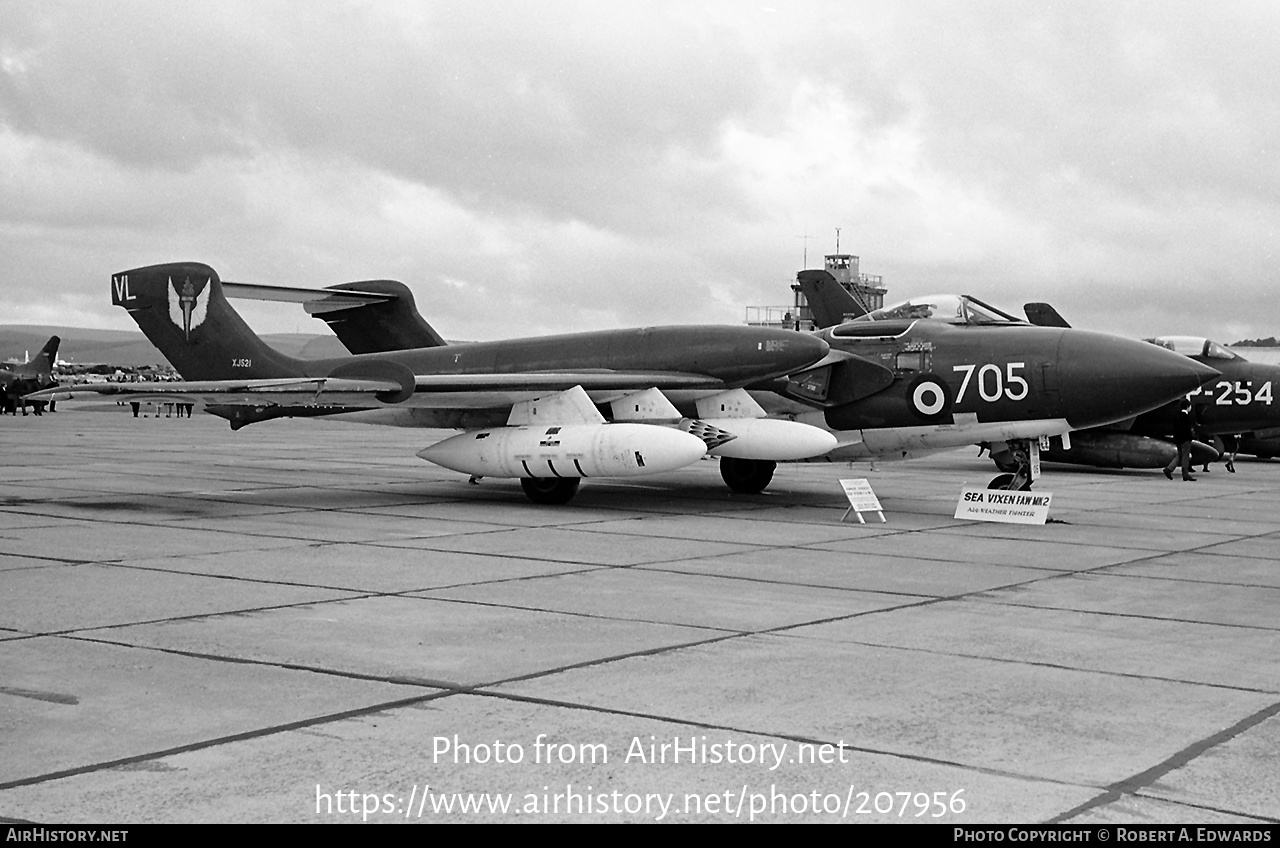 Aircraft Photo of XJ521 | De Havilland D.H. 110 Sea Vixen FAW1 | UK - Navy | AirHistory.net #207956