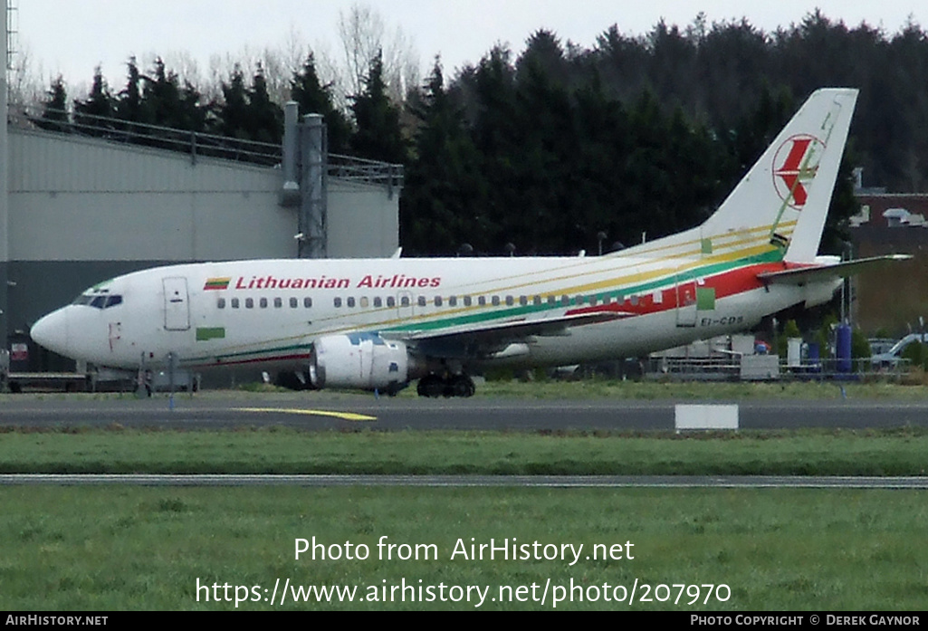 Aircraft Photo of EI-CDS | Boeing 737-548 | Lithuanian Airlines | AirHistory.net #207970