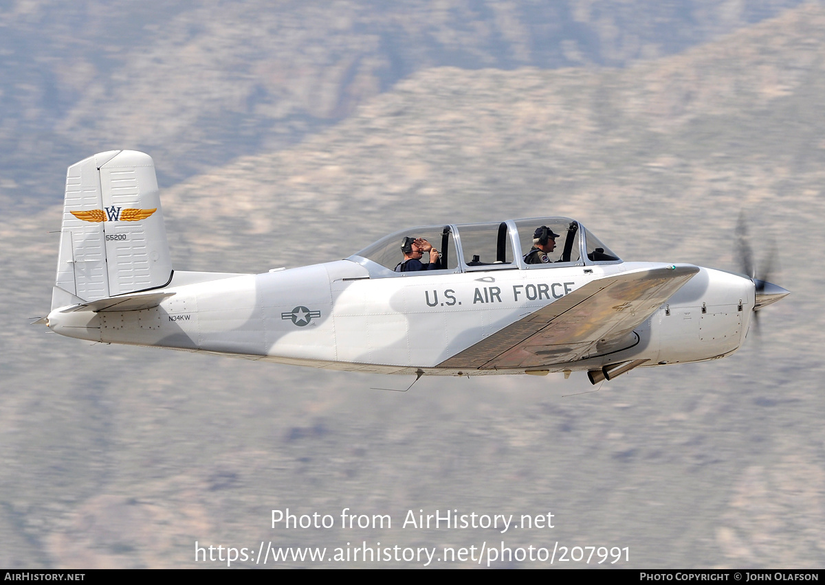 Aircraft Photo of N34KW | Beech T-34A Mentor | AirHistory.net #207991