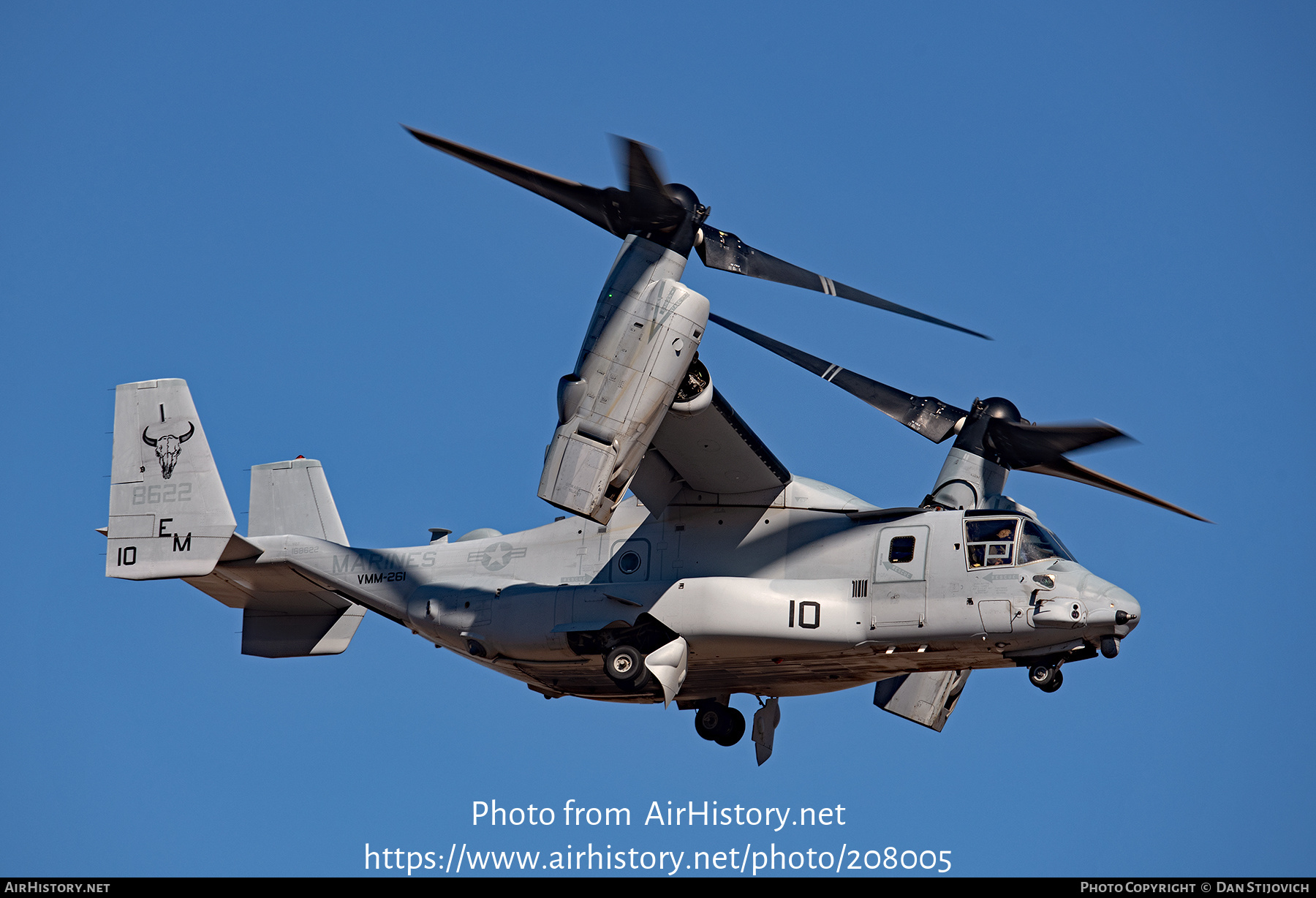 Aircraft Photo of 168622 / 8622 | Bell-Boeing MV-22B Osprey | USA - Marines | AirHistory.net #208005