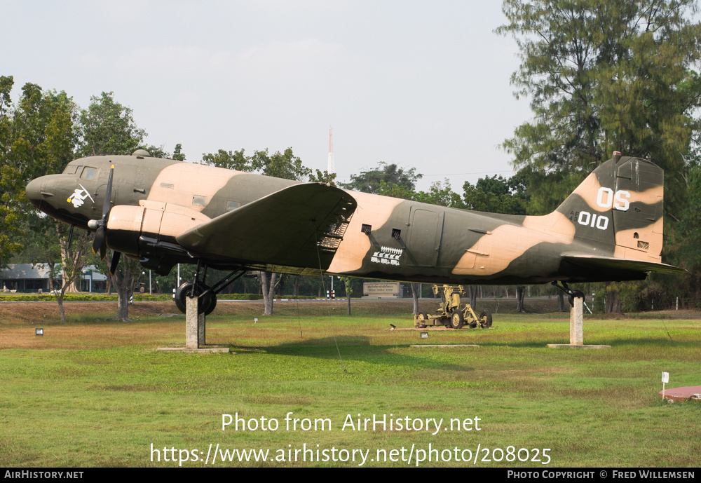 Aircraft Photo of AF43-010 | Douglas AC-47D Skytrain | Thailand - Air Force | AirHistory.net #208025