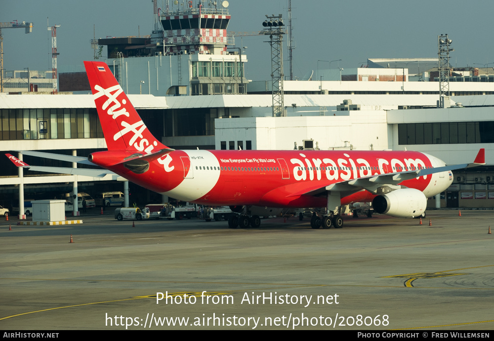 Aircraft Photo of HS-XTK | Airbus A330-343E | AirAsia X | AirHistory.net #208068