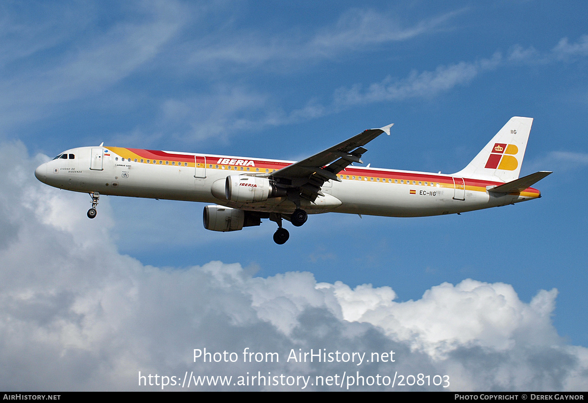 Aircraft Photo of EC-IIG | Airbus A321-211 | Iberia | AirHistory.net #208103