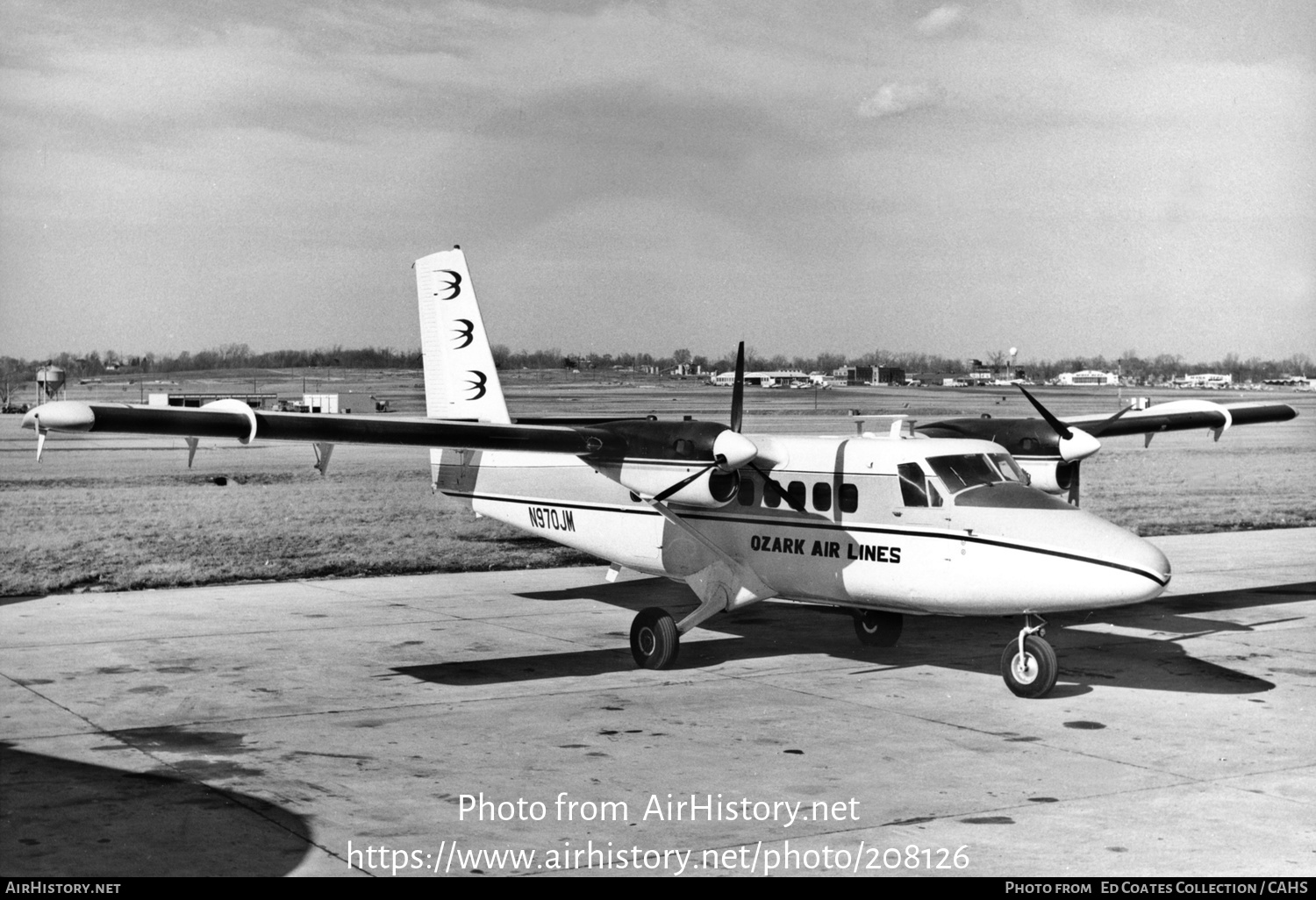 Aircraft Photo of N970JM | De Havilland Canada DHC-6-100 Twin Otter | Ozark Air Lines | AirHistory.net #208126