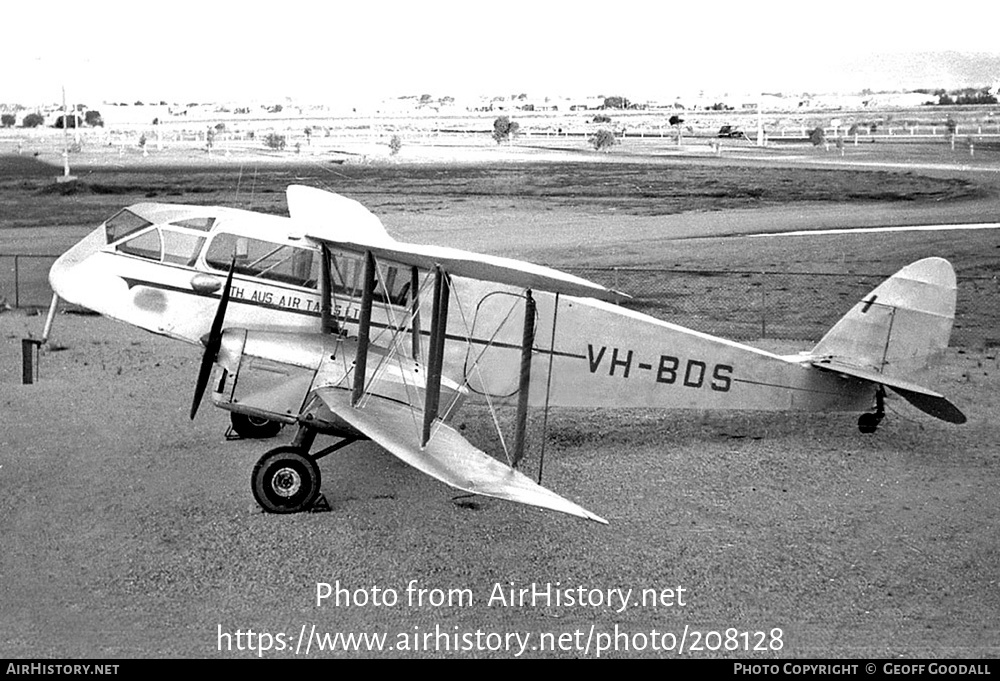 Aircraft Photo of VH-BDS | De Havilland D.H. 84A Dragon 3 | South Australian Air Taxis - SAAT | AirHistory.net #208128