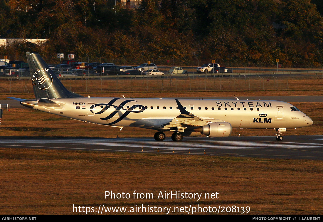 Aircraft Photo of PH-EZX | Embraer 190STD (ERJ-190-100STD) | KLM - Royal Dutch Airlines | AirHistory.net #208139