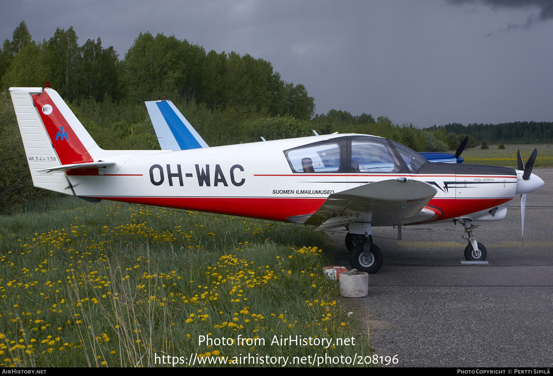 Aircraft Photo of OH-WAC | Wassmer WA-54 Atlantic | Suomen Ilmailumuseo | AirHistory.net #208196