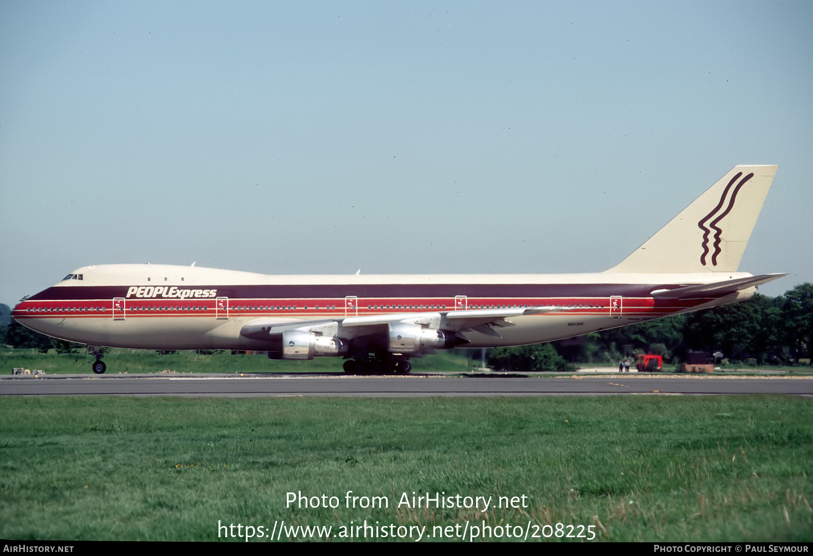 Aircraft Photo of N603PE | Boeing 747-143 | PeoplExpress | AirHistory.net #208225