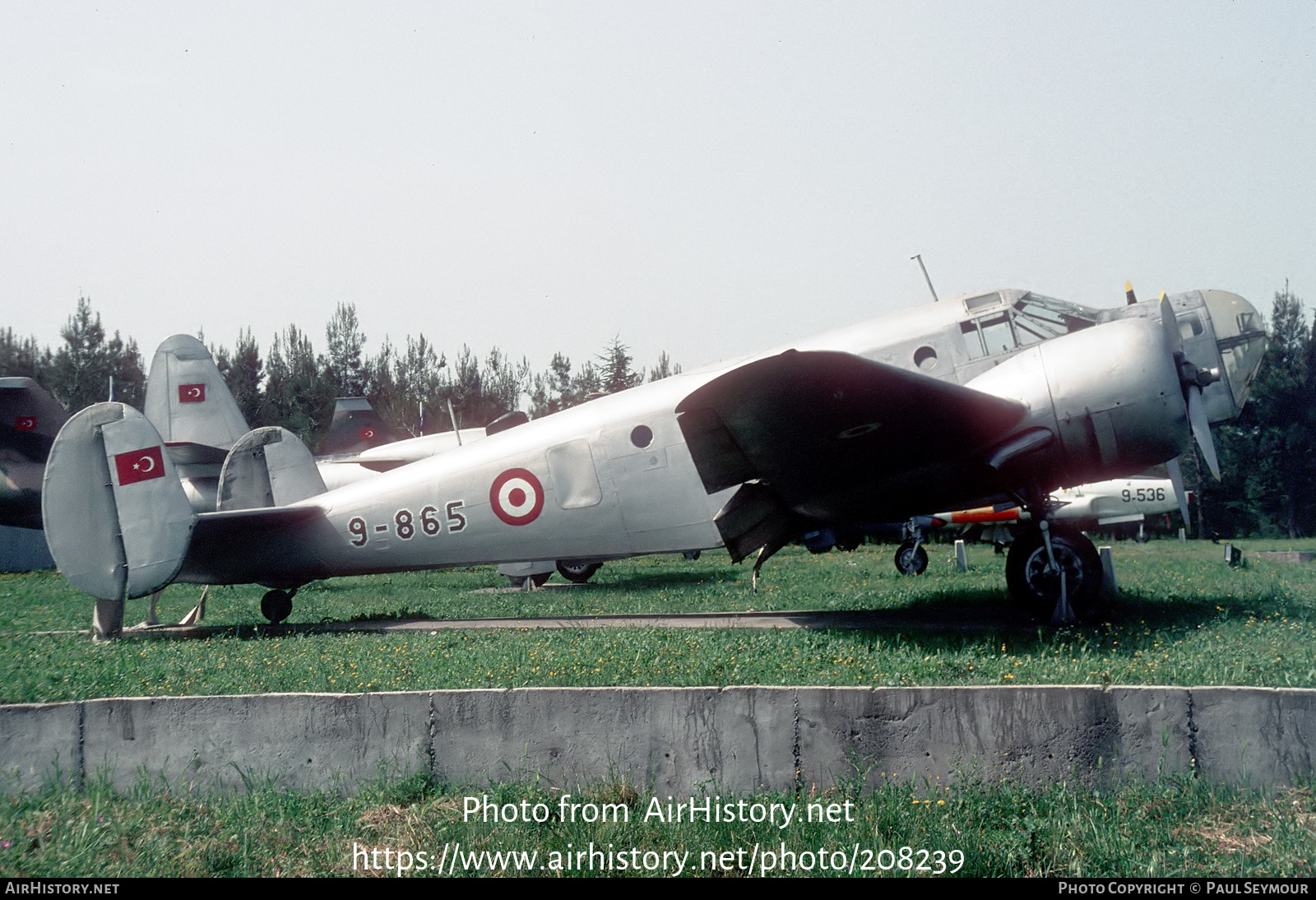 Aircraft Photo of 6865 | Beech AT-11 Kansan | Turkey - Air Force | AirHistory.net #208239