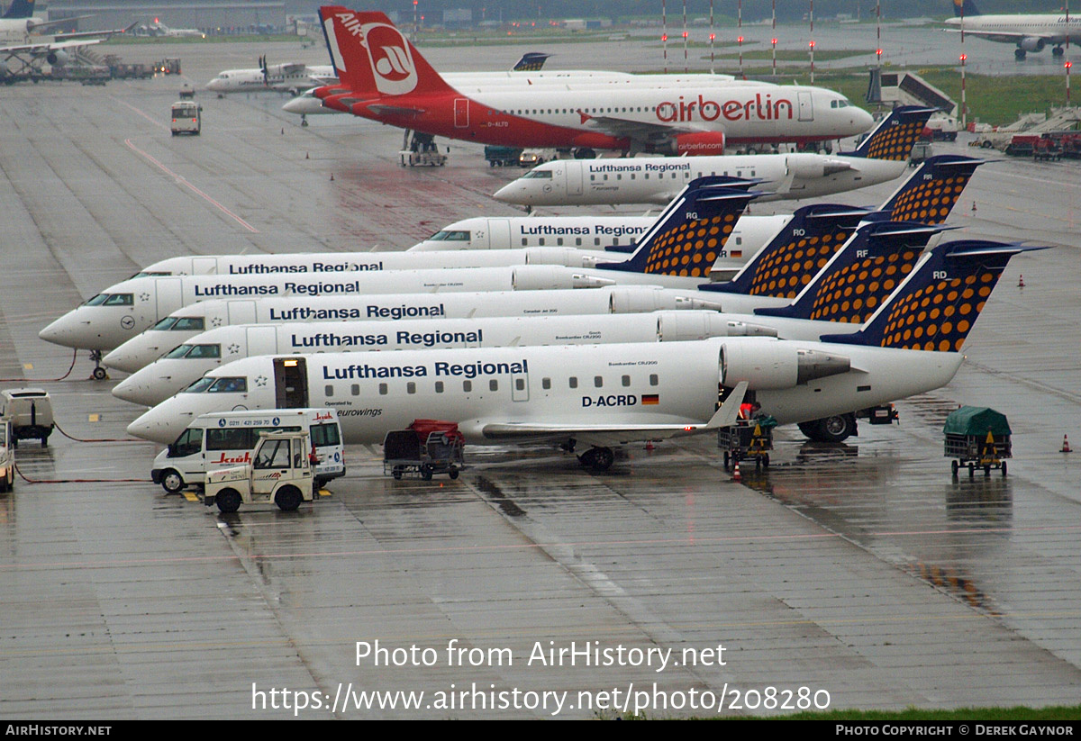 Aircraft Photo of D-ACRD | Bombardier CRJ-200ER (CL-600-2B19) | Eurowings | AirHistory.net #208280